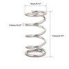 TA-VIGOR 10Pcs Extended Compressed Spring, 8mm OD,0.8mm Wire Size,15mm Length