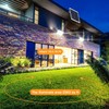 2 Pack 100W LED Solar Flood Lights Outdoor with Remote,Dusk