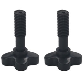 SENRISE 2PCS M12 Plastic Fixing Screw for Outdoor Garden Swing Chair Canopy Frame (Black)