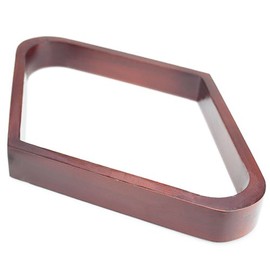 Felson Billiard Supply FELS-003.004 Mahogany Triangle and Diamond Billiard Ball Racks