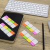 Extra Thick Tabs Flags Assorted Bright, 1 x 1.5 Inch