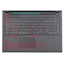 Keyboard Cover Skin Compatible for 15.6" Dell Inspiron 15 7567 7577 i3567 i5570 i5577 i5767 i7559 i7577, 15.6" Dell Inspiron 15 3000 5000 Series, Dell Inspiron 17 5000 Series Like 5748 (Ombre Blue)