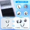 CORUSCATE 80D Cluster Lashes Fluffy Individual Eyelashes Thick D Curl
