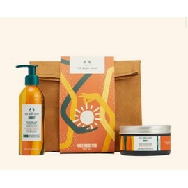 The Body Shop Vibe Booster Gift Set, Body Wash 200ml, Body Cream 200ml