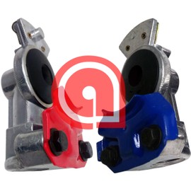 Gladhand, Air Brake Coupling, Set of Red and Blue, Emergency+Service Set Replaces 1012ES