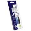 BG Soft Rubber Grip Smooth Writing Pens, Blue & Black