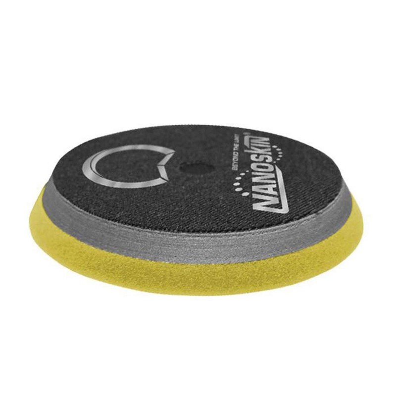 Nanoskin 7" Yellow HD Hybrid Foam Pad - Moderate Cutting