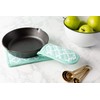 DII Lattice Basics Collection Kitchen Essentials, Pan Handle Set, Aqua,