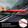Windshield Wiper Blades Trim Cover,Front & Rear Window Wiper Arm