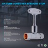 Midline Valve 92212QS-OM Water Supply Stop Valve with Quarter Turn