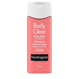 Neutrogena Body Clear Acne Body Wash - Maximum Strength Salicylic Acid, Vitamin C - Oil Free - Pink Grapefruit Scent - 250ml