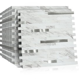 Midcard 10 Sheets Peel and Stick Backsplash PVC Wall Tile,for Kitchen Backsplash