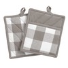 Elrene Home Fashions Farmhouse Living Buffalo Check Pot Holder Pair,