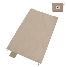 キャプテンスタッグ(CAPTAIN STAG) レジャーシート ピクニックシート マット ポケットレジャーシート 収納可能ペグ付き Sサイズ カーキ UB-3081