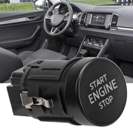 Start Stop Switch, 3V0905217 3V0905217A Button, Ignition Starter, Start Switch, Quick Response, Auto Pressure Switch, Ignition, Start-Stop Push Button for