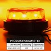 Yuanjoy LED Beacon, IP67 Yellow Warning Light, Flashing Safety with