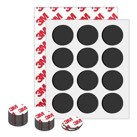 Puntos Magnéticos, Imanes Redondos con Parte Posterior Adhesiva, Pequeño Imán de 1.2" Autoadhesivo Magnético Circular para Manualidades, Imán de Pelar