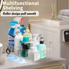 Attelite RollOut Refrigerator Drawer Organizer and Storage Clear Design with