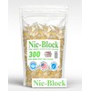 NIC BLOCK 300 Filtros Reusables para reducir alquitran en Cigarros