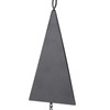 Wind Bell Hanging Decoration Iron Rust Proof Geometric Bird Bell