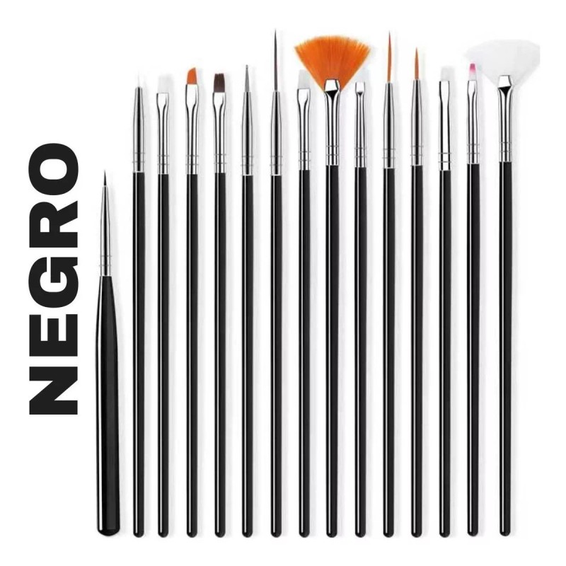 Veraly Set Pinceles Para Mano Alzada Decoracion De Uñas Pincel