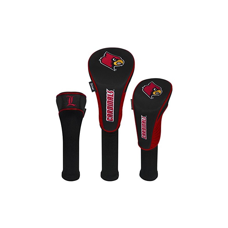 Team Effort Louisville Cardinals Set of Three Headcovers