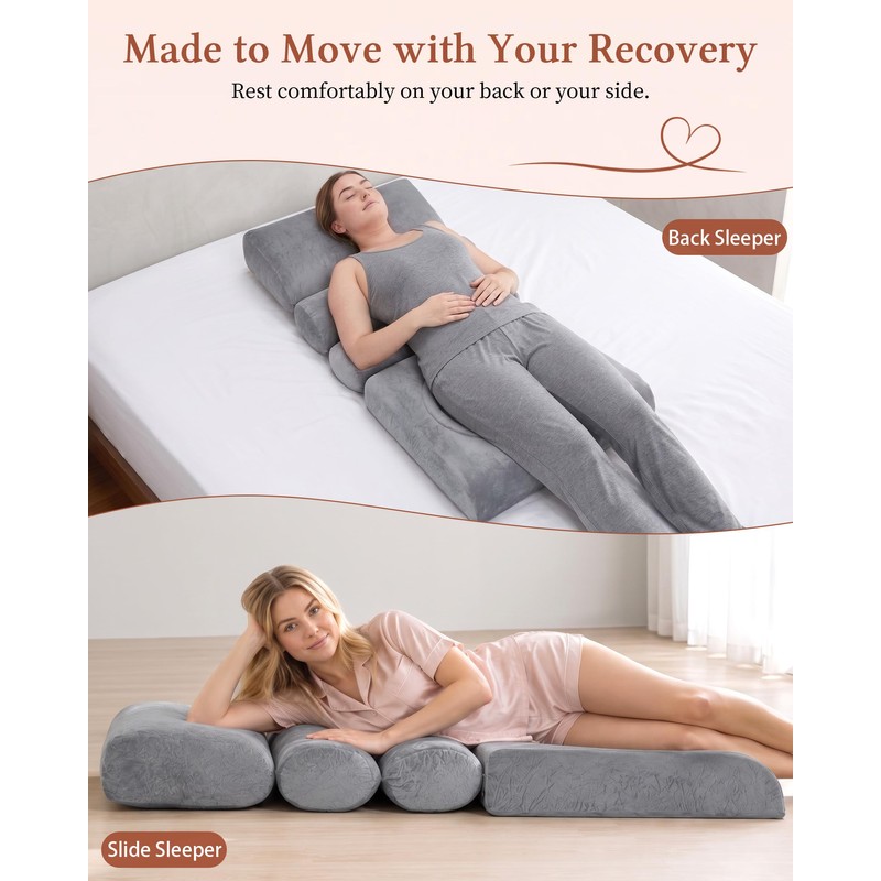 BBL Bed After Surgery for Sleeping, Ergonomic Recovery Mattress with