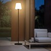 Outdoor Floor Lamp, 100% Solar Powered Floor Lamp for Patio