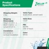 Zoeller 30‑0040 Quiet Check Valve 1-1/2″ PVC Full Flow Solvent‑Weld