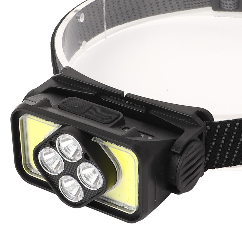 COB Head Lamp USB Rechargeable Led Head Lamp IPX4 Waterproof