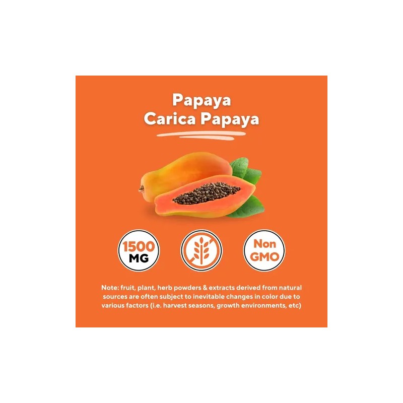 Vitapia Papaya Enzima 1500 Mg Cápsulas Veganas