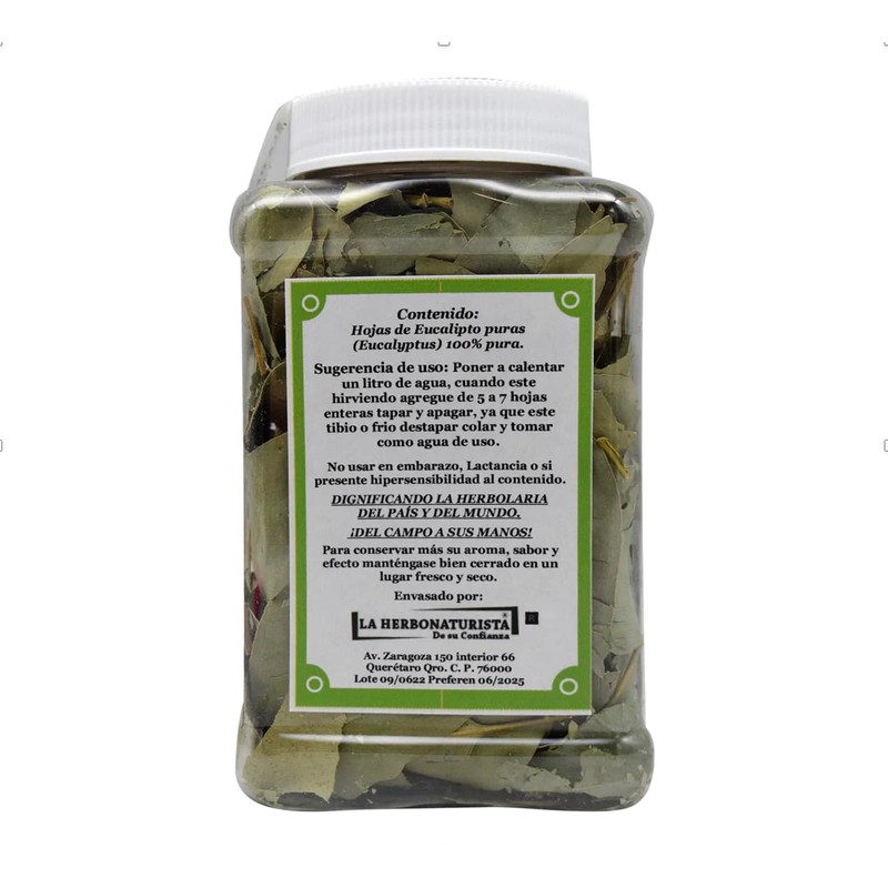 La Herbonaturista cortezas selectas para infusión (Hojas selectas de eucalipto)