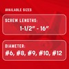 GRK Fasteners RSS 5/16 x 4 Inch, Structural Screws, 100