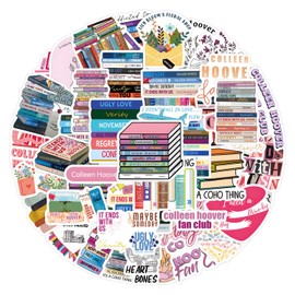 60 PCS Bookish Smutty Stickers, Mini Size Scrapbook Stickers, Funny Smutty Book Stickers, Reading Stickers for Kindle, for Travel Case, Laptop, Calendars, Scrapbook