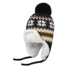 YJZQ Women's Knitted Hat with Faux Fur Bobble Winter Hat