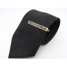 Jonwo Polished Abalone Men Cufflinks Tie Clip Set Silver Tone 14K Gold Plated Men Tie Pin Cufflinks Wedding Tuxedo Shirt Party Birthday Anniversary (Gold Plated Square Cufflinks Tie Clip Set)