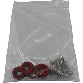 10 Piece 6mm Bolt and Washer Dress Up Kit Red Compatible with Honda 2003-2020 Ruckus