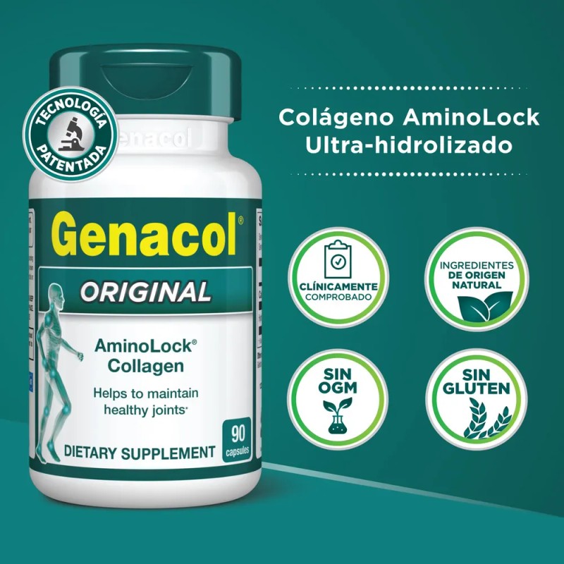 Genacol Original Colágeno Ultra Hidrolizado, 90 Cápsulas