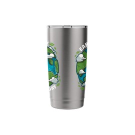 Earth Day Every Day Cute Environmental Gift Eco Present Stainless Steel Insulated Tumbler