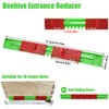 6 Pcs Beehive Entrance Reducer, Bee Hive Plastic Reducer Guard