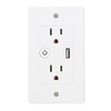 Smart Wall Outlet USB Voice Control Multifunctional WiFi Wall Socket
