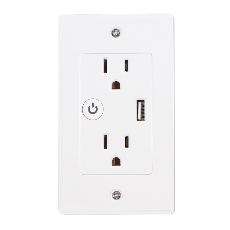 Smart Wall Outlet USB Voice Control Multifunctional WiFi Wall Socket