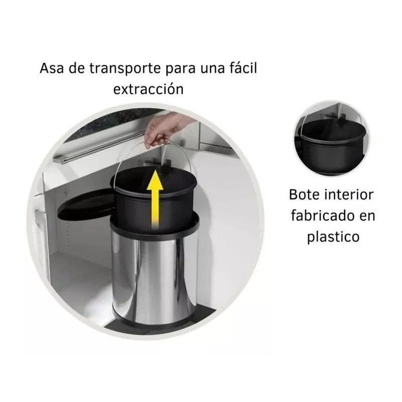 Cerrajes Bote De Basura Para Alacenas De Cocina Oculto Acero