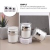 LALAFINA 3pcs Press Cream Jar Travel Sun Protection Pp Funnel