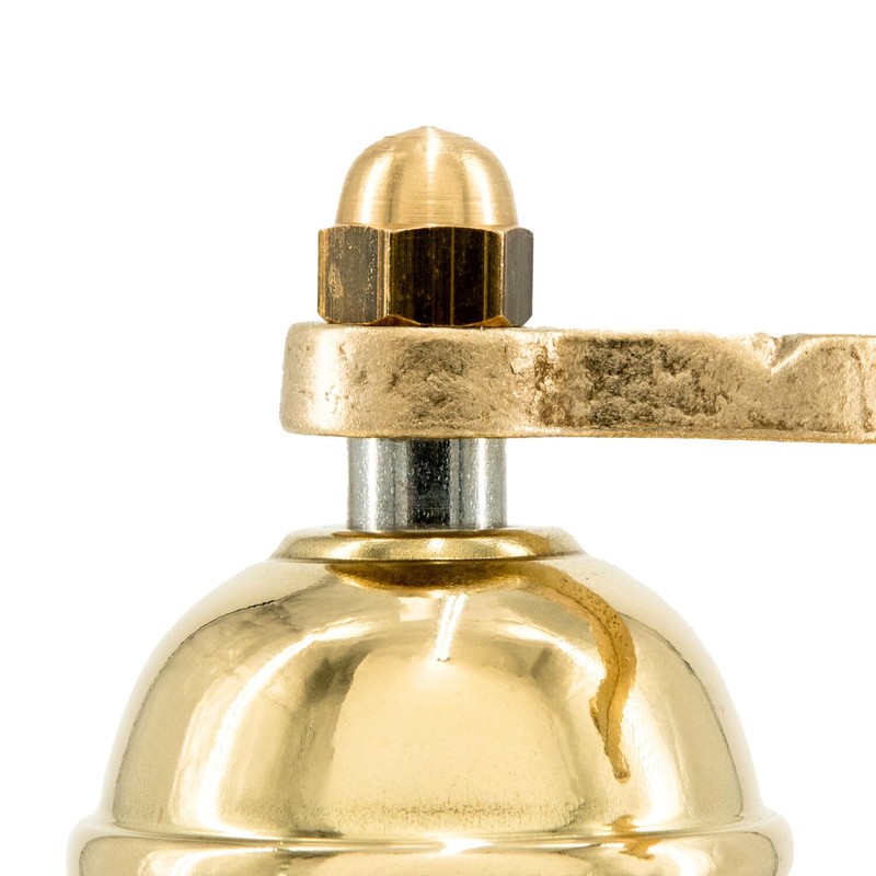 Alexander Home Original Greek Coffee Mill, 10.5-Inch Brass – European