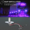 Wodvyss 2Pcs Glass Watermelon Lights, Purple LED Side Marker Turn