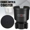 Upgraded Car Cup Holder Expander Adapter with Offset Adjustable Base,