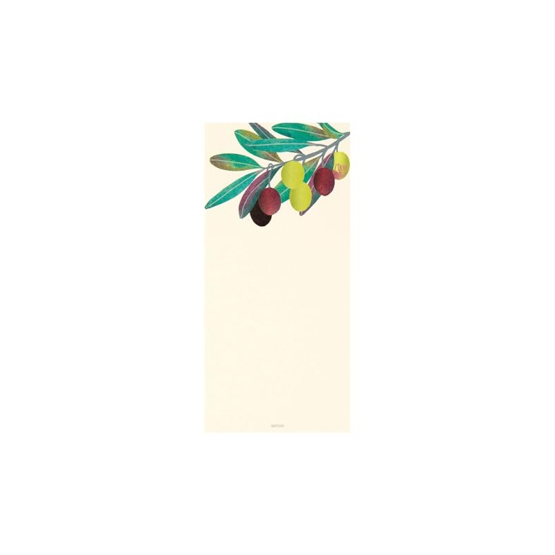 Midori 89592006 Single Pencil Notebook, Autumn Letter, Foil and Olive