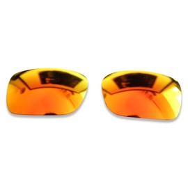 POLARLENS Polarised Replacement Lenses for Oakley Crankcase - Compatible with Oakley Crankcase Sunglasses (Fire Red)