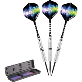 Elkadart Ultra Sonic 80% Tungsten Steel Tip Darts with Storage/Travel Case, 25 Grams